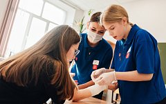 Участники Новобурасского отделения Движения Первых приняли участие в Региональном чемпионате по оказанию первой помощи
